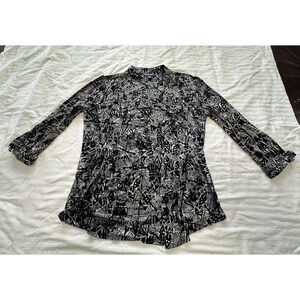 🫐 ROZ ALI WOMENS TOPS BLOUSE SHIRT SIZE S. 🫐
